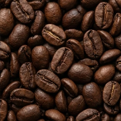 Roasted coffee beans
